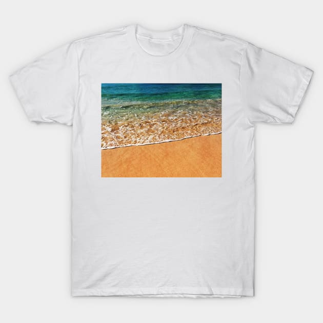 green ocean waves T-Shirt by KylePrescott